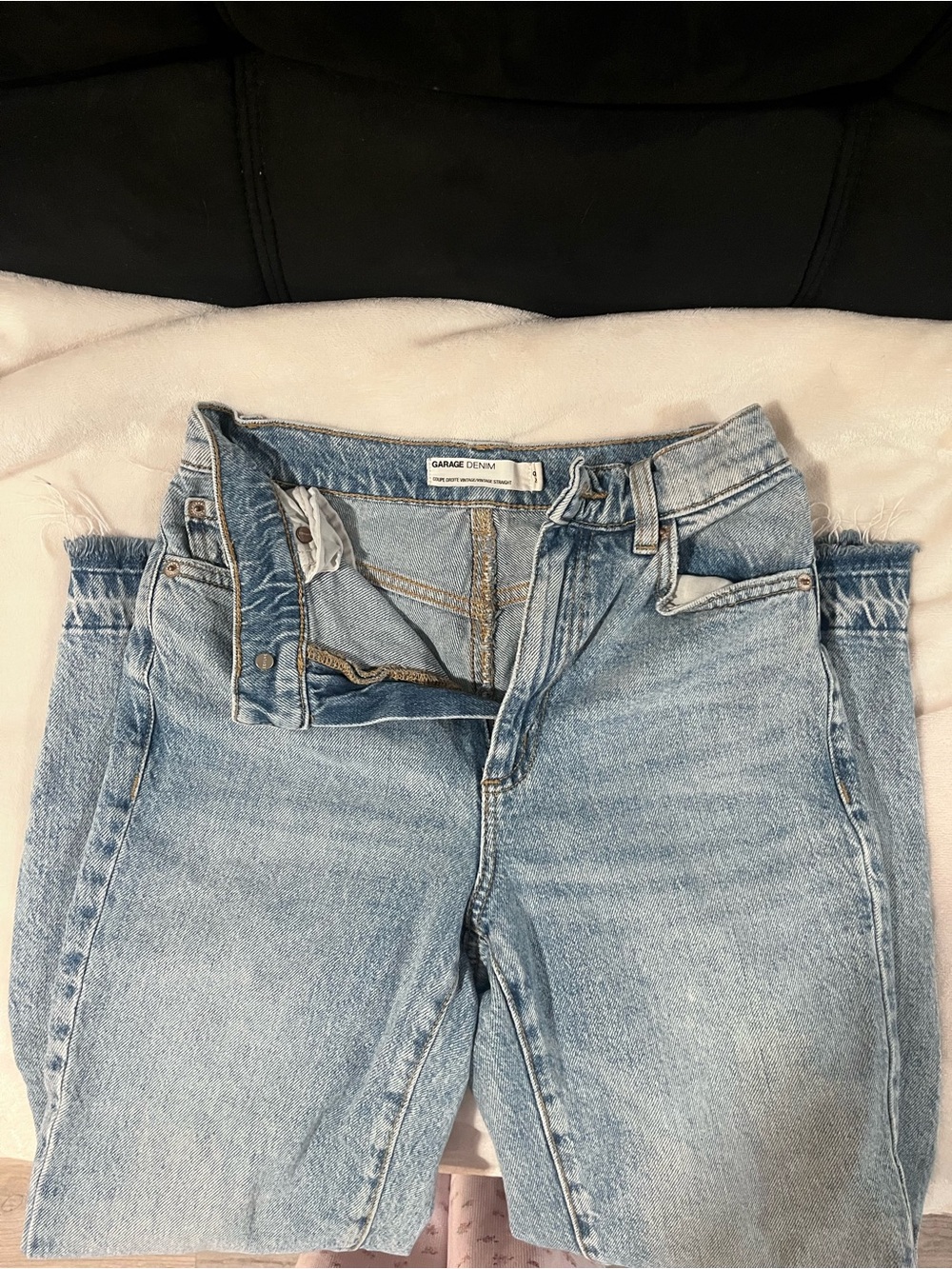Garage Denim Light Wash Mom Jeans